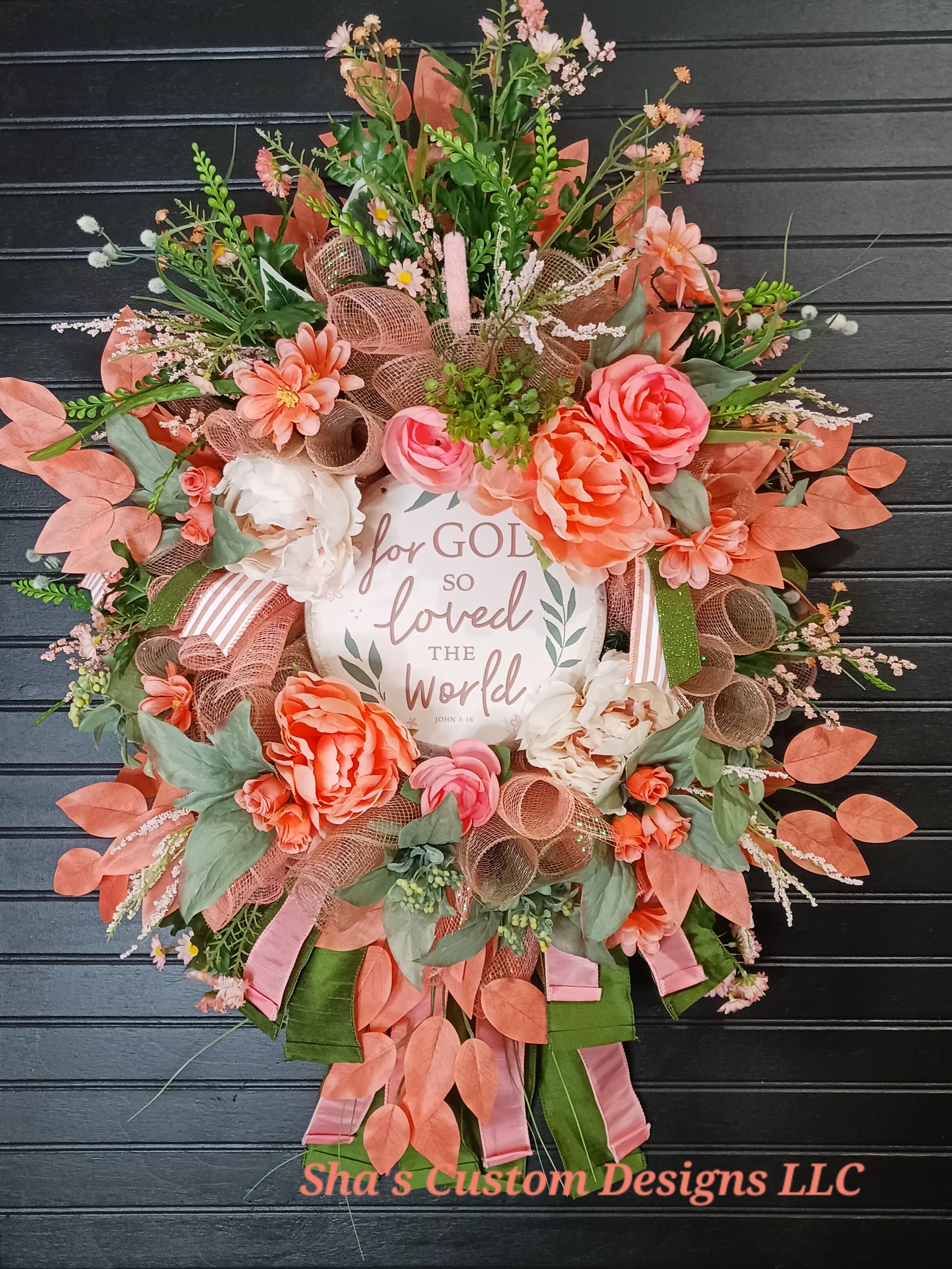 For God So Loved the World Wreath