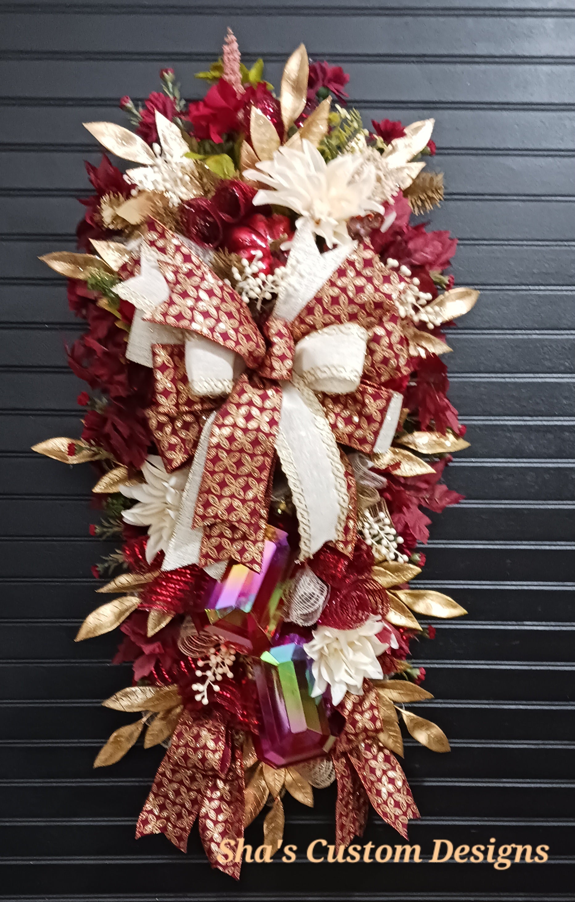 Burgundy Fall Wreath