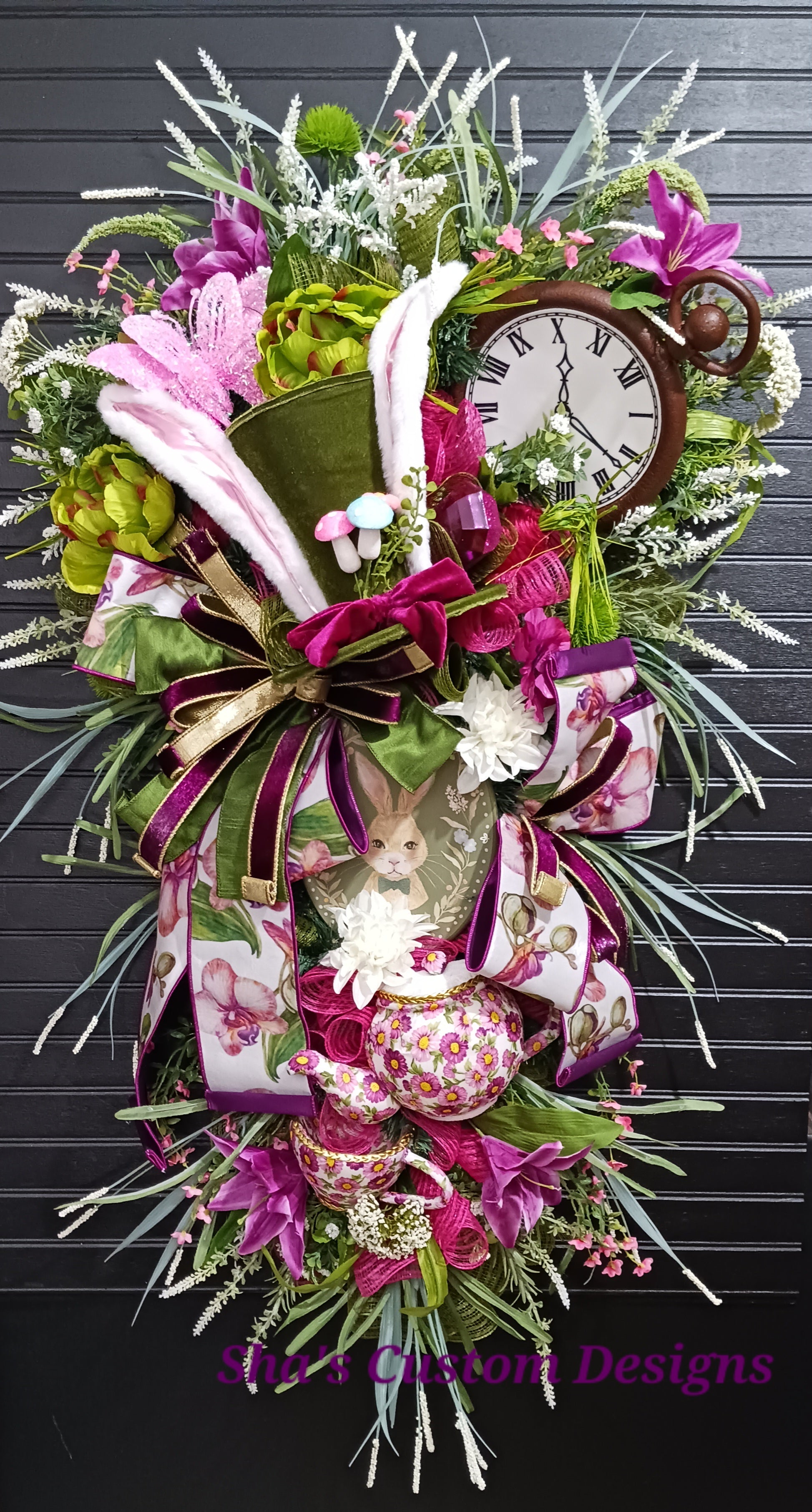 Easter Bunny Hat Swag