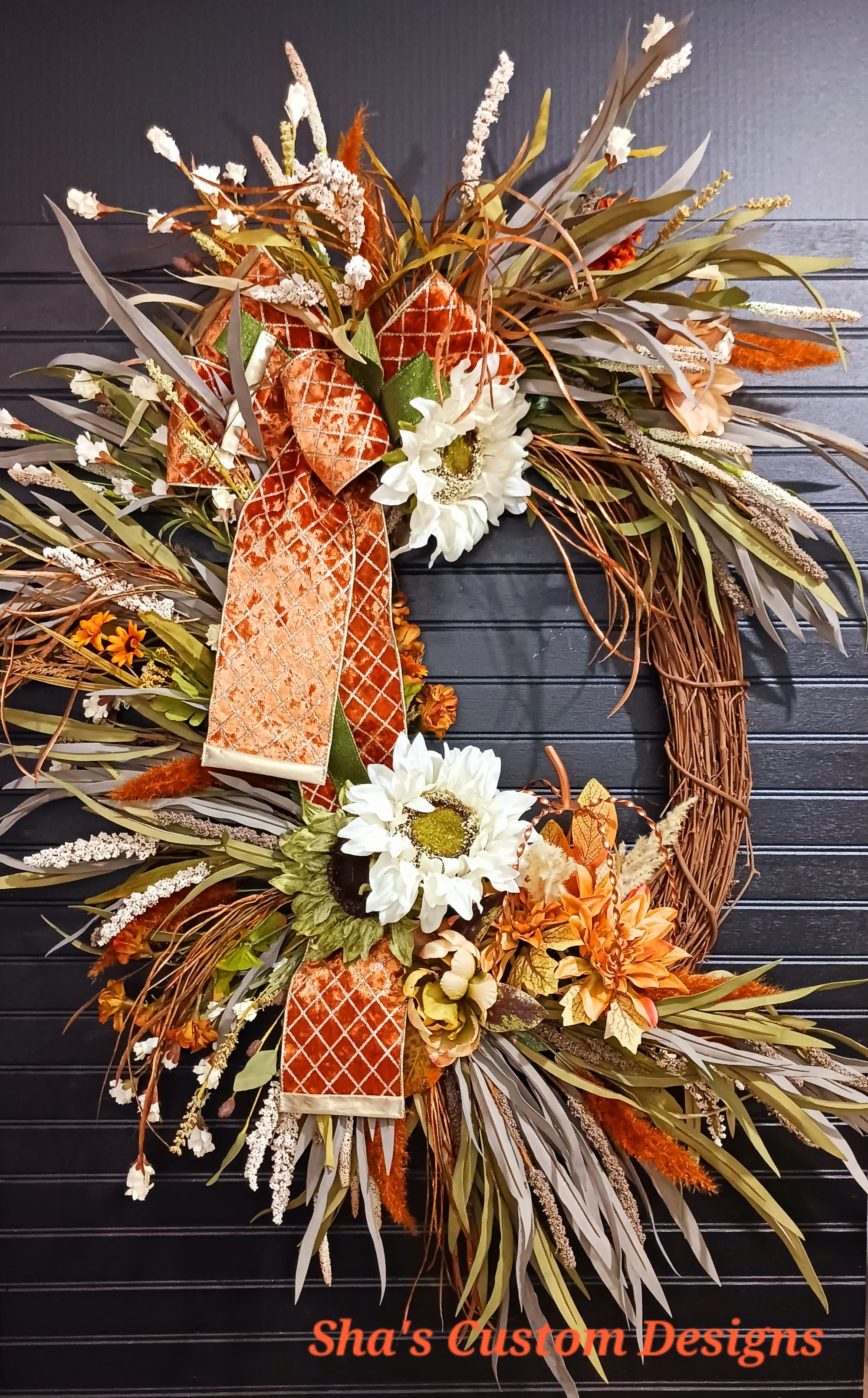 Fall Grapevine (Copper/Olive)